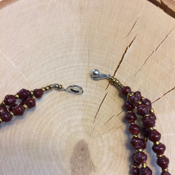 31 Bits Oxblood Necklace - Picture 3 of 6